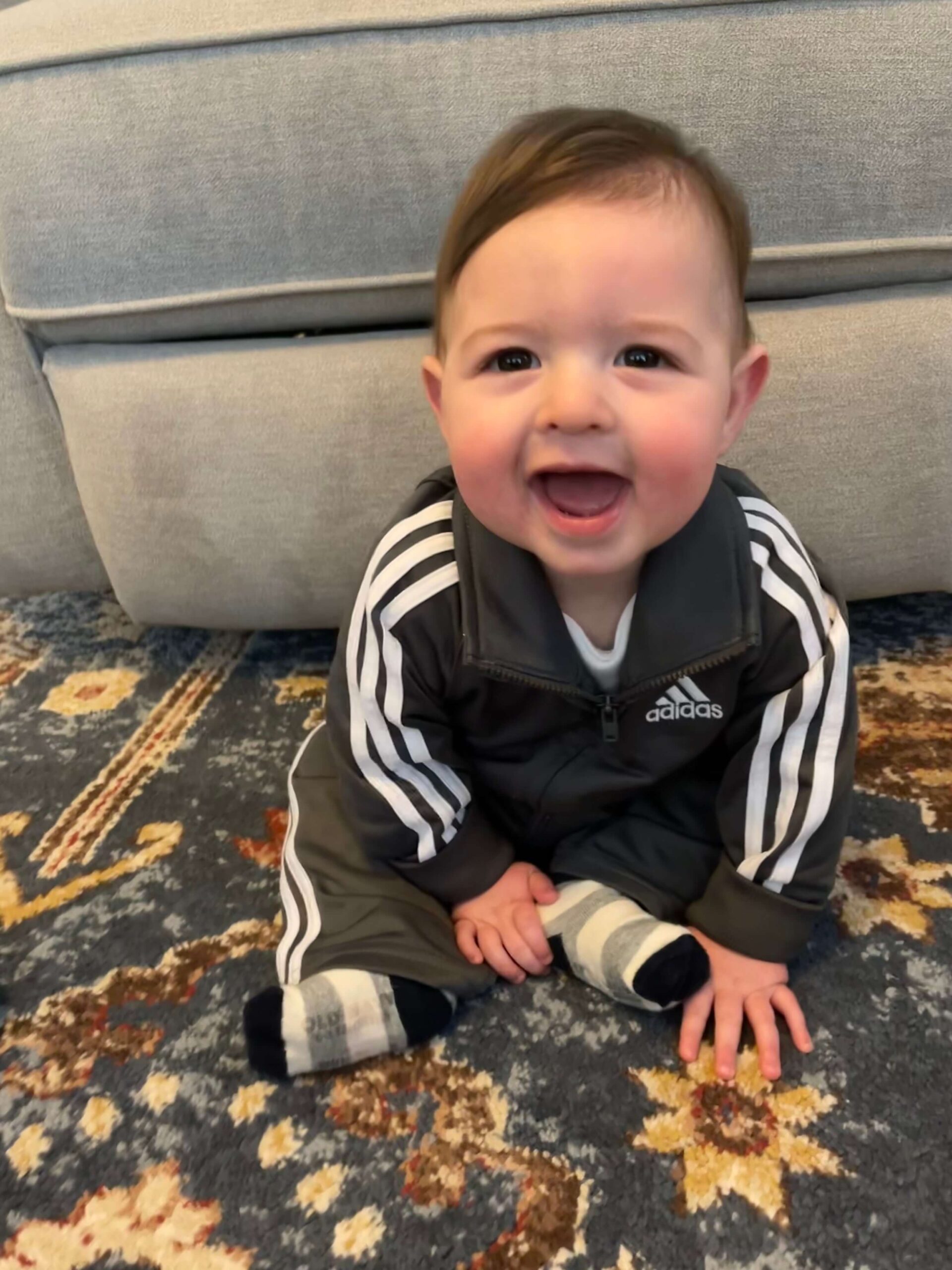 Commissioners Grandson number 2 an Adidas boy - 4/22